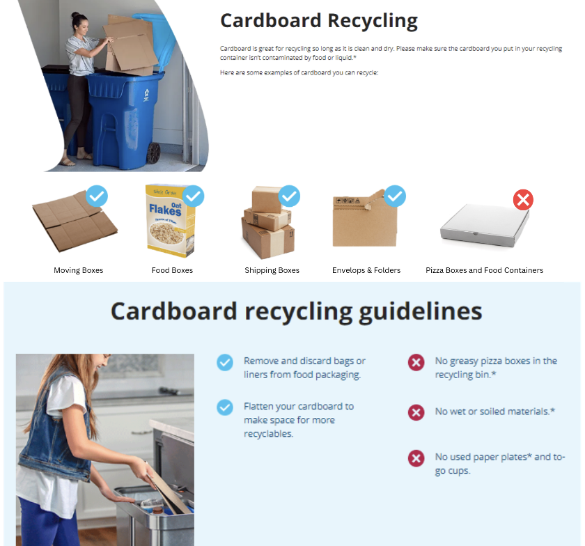 Cardboard Recycling Instructions