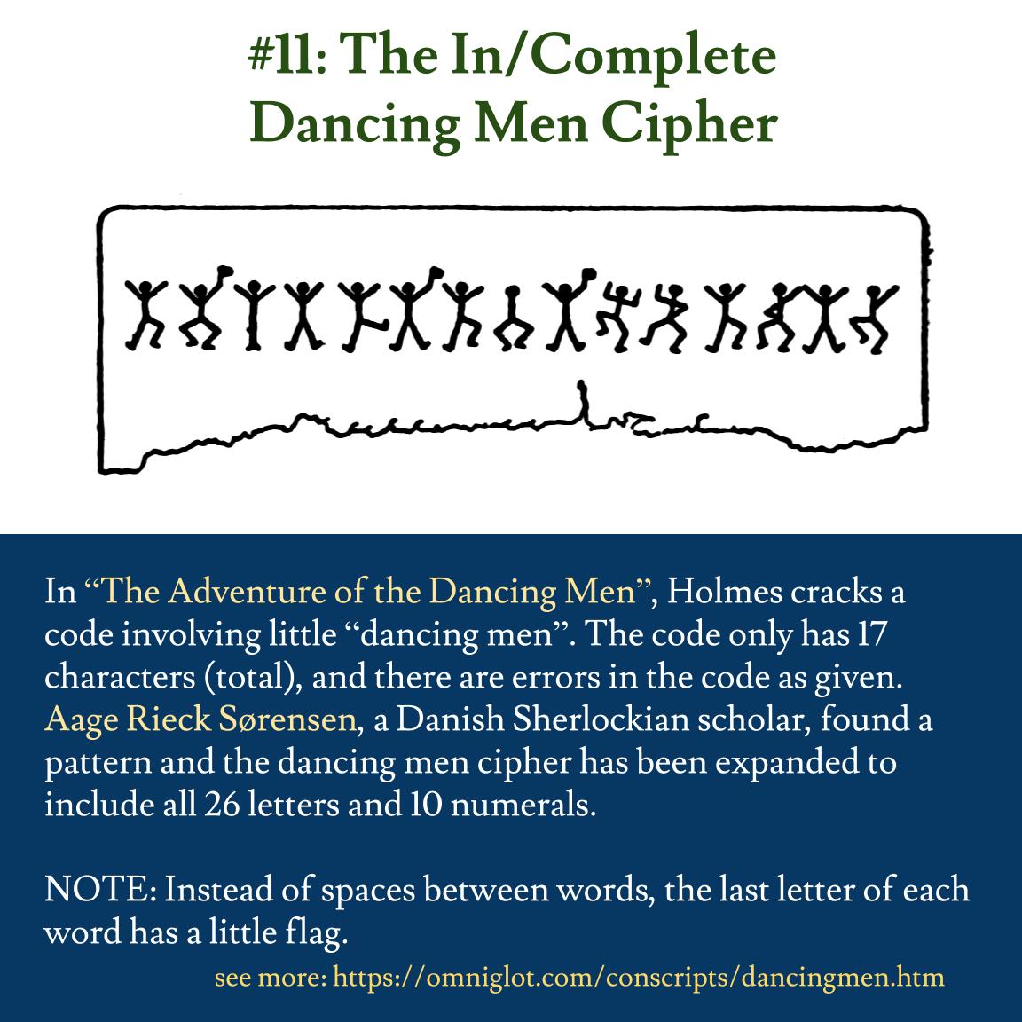 11 the dancing men cipher