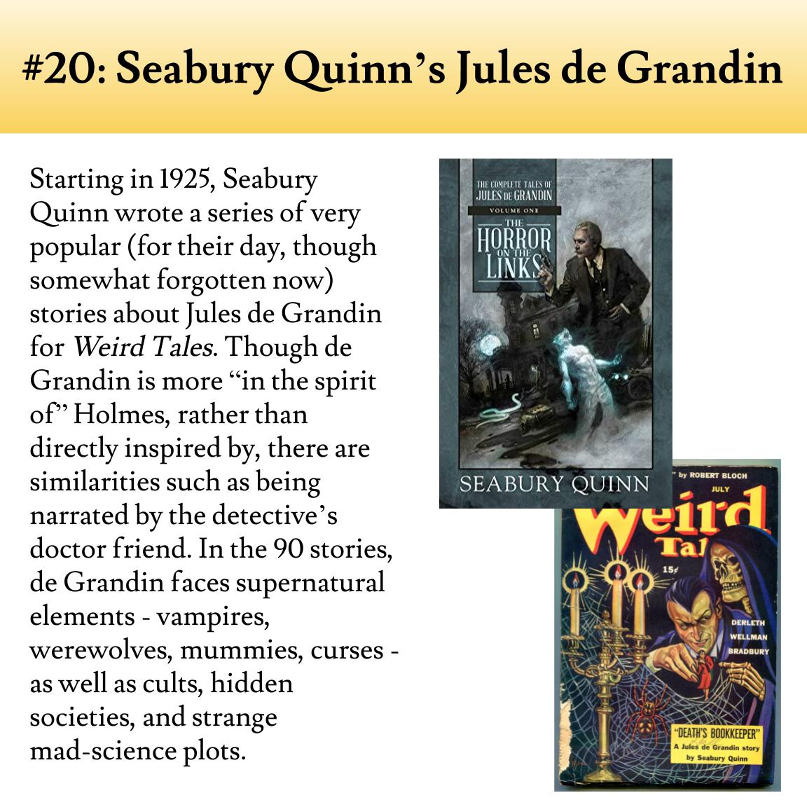 20 seabury quinns jules de grandin