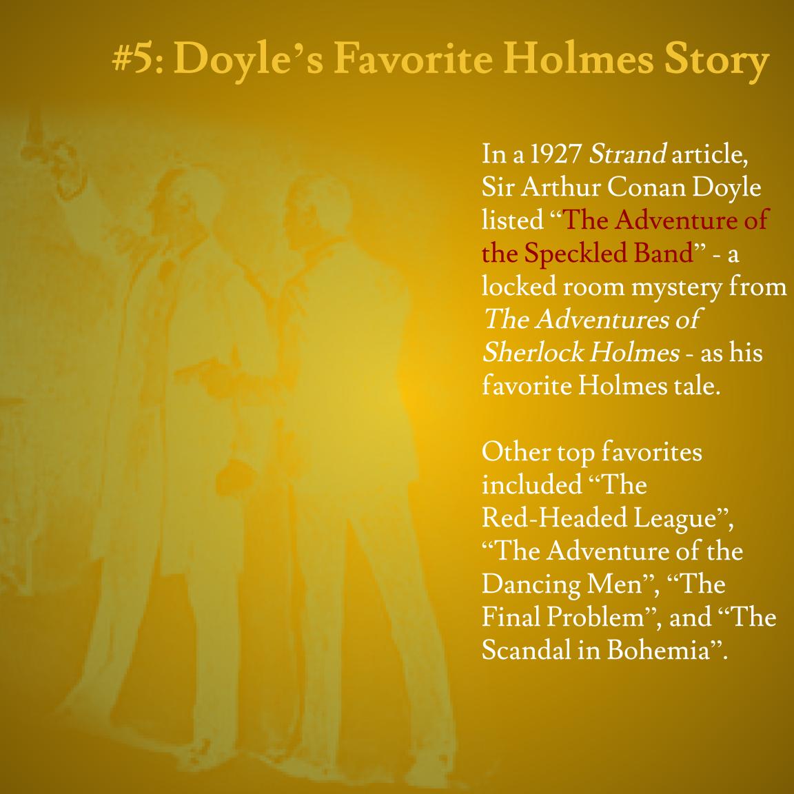 5 doyles favorite holmes story