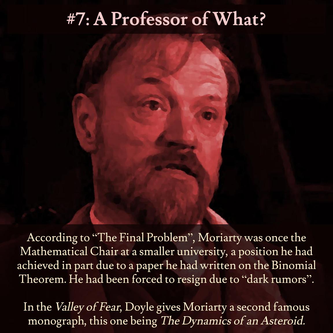 7 a professor of what 