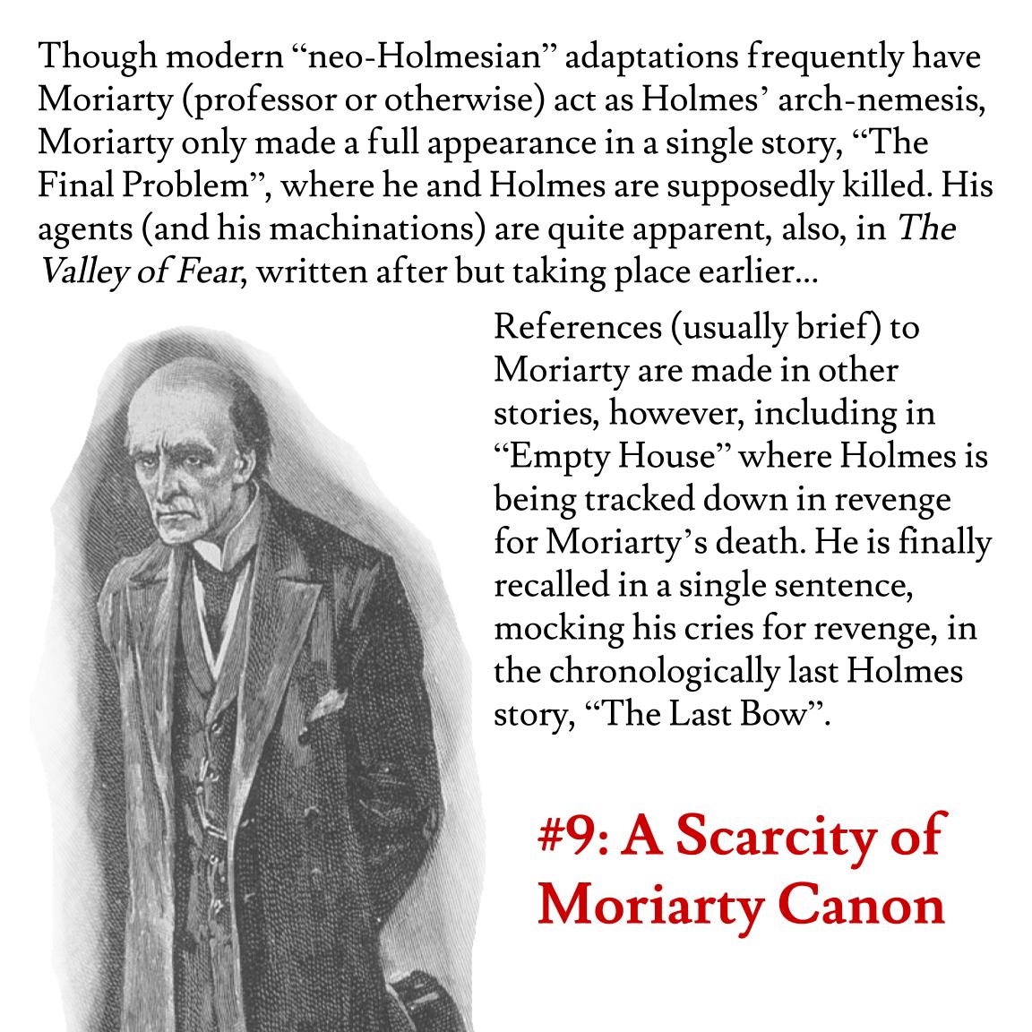 9 the scarcity of moriarty canon