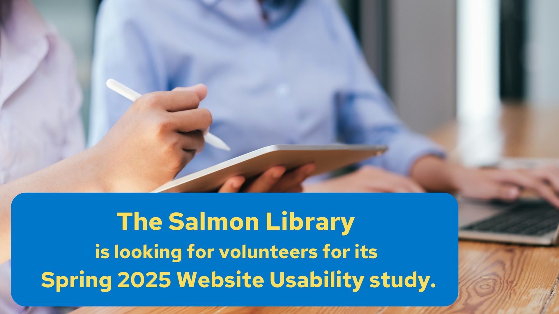 Website Usability Study: Volunteers are needed!