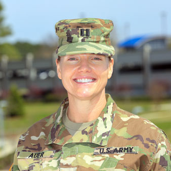 U S Army Captain Hannah Auer