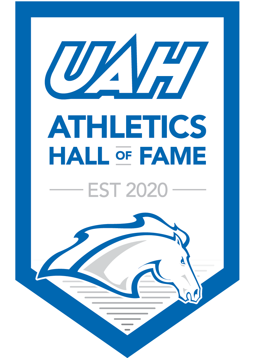 UAH Athletics Hall of Fame Est 2020 logo.