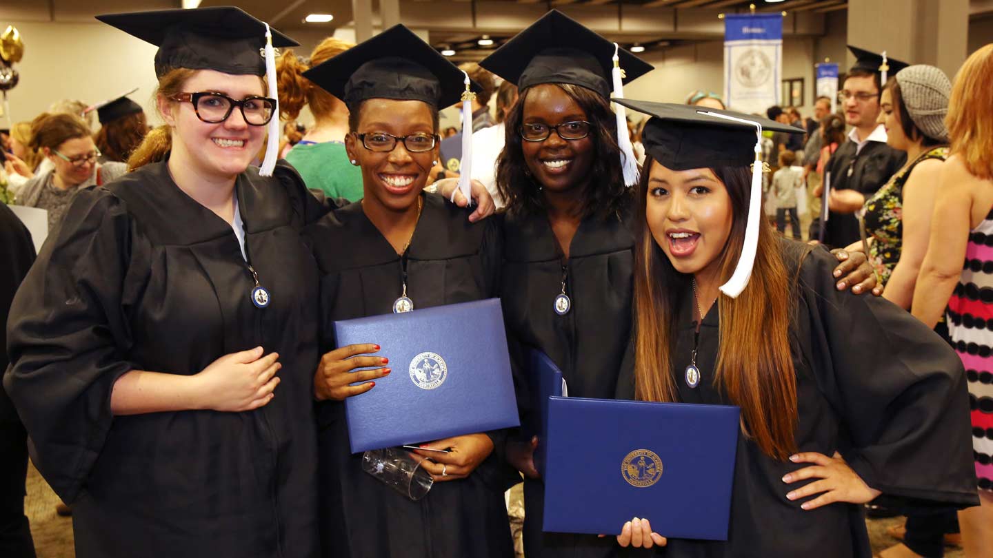 Graduates on Commencement