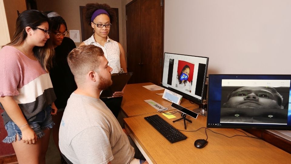 students with sim research