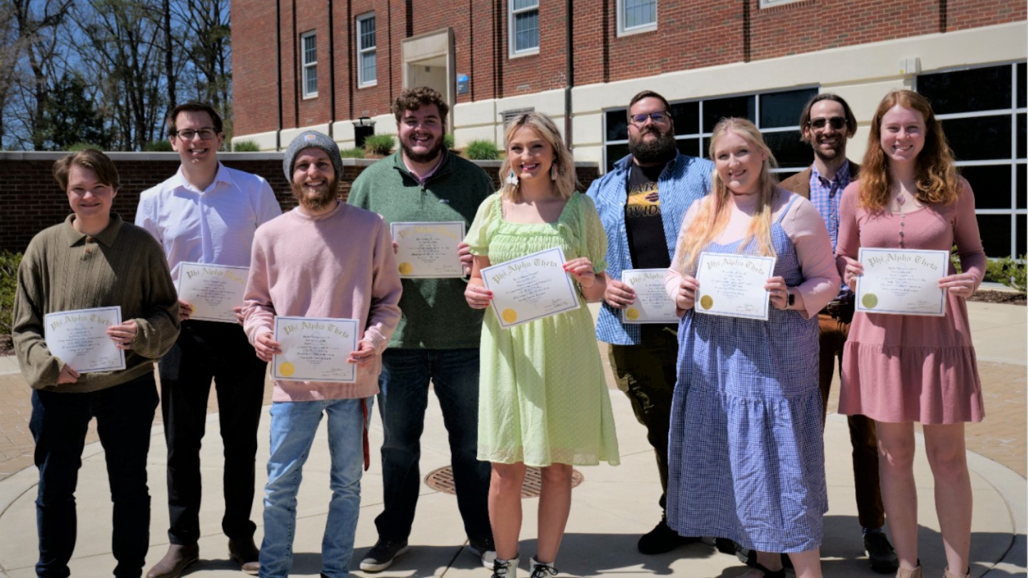 UAH History Phi Alpha Theta hosts new member ceremony