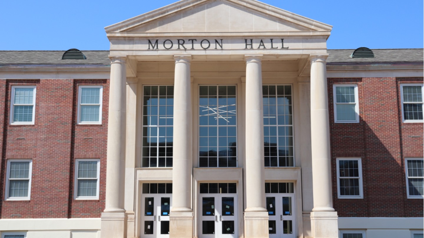 Morton Hall Entrance Fall 2020
