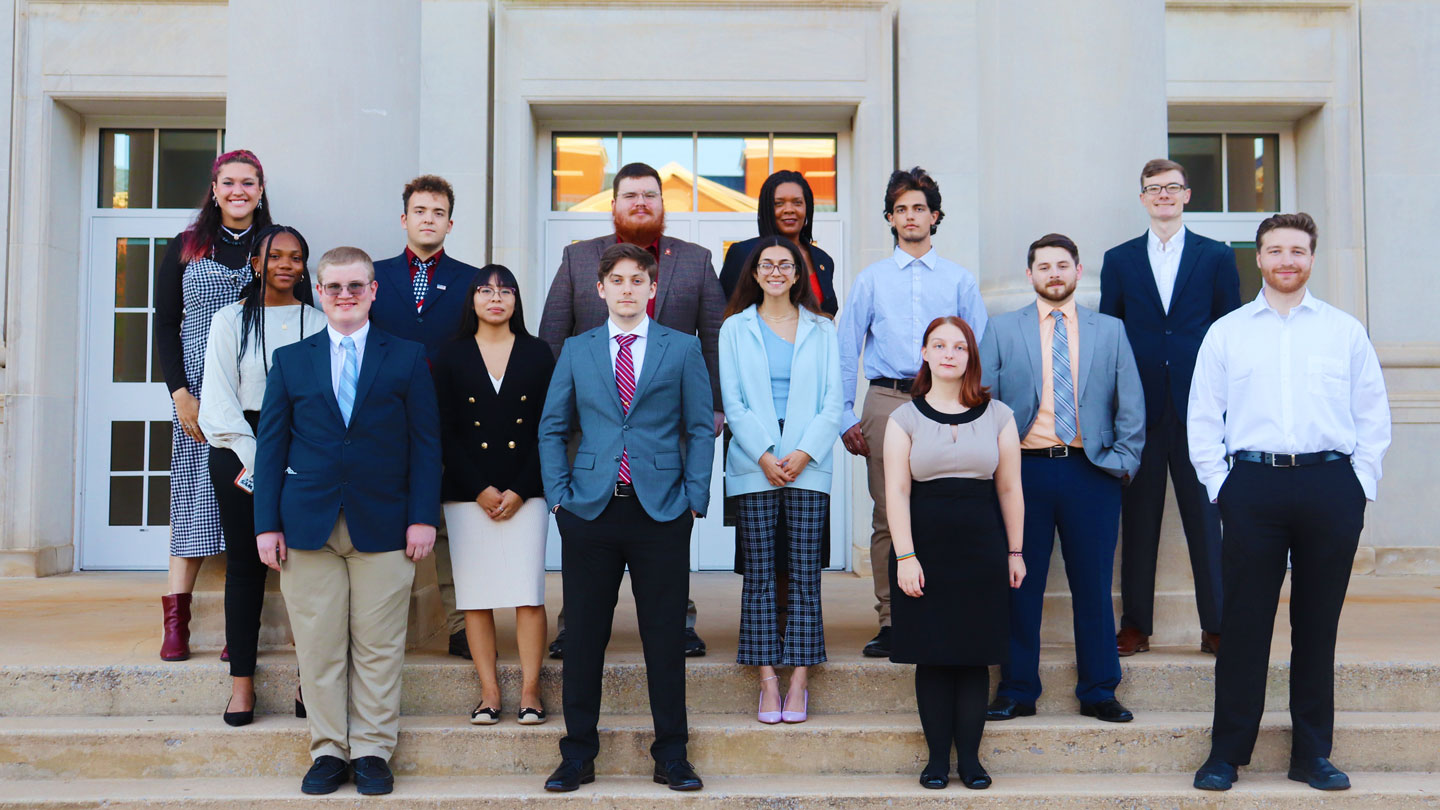 UAH political science students who went to Washington DC to fight international child abduction