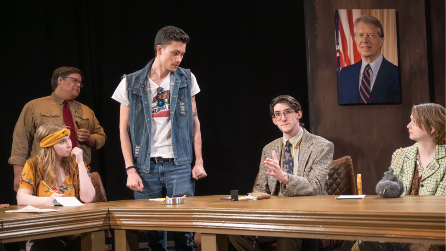 12 angry jurors set with actors