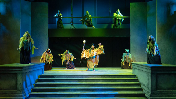 production photo of Dido and Aenas at UAH