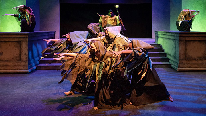 production photo of Dido and Aenas at UAH