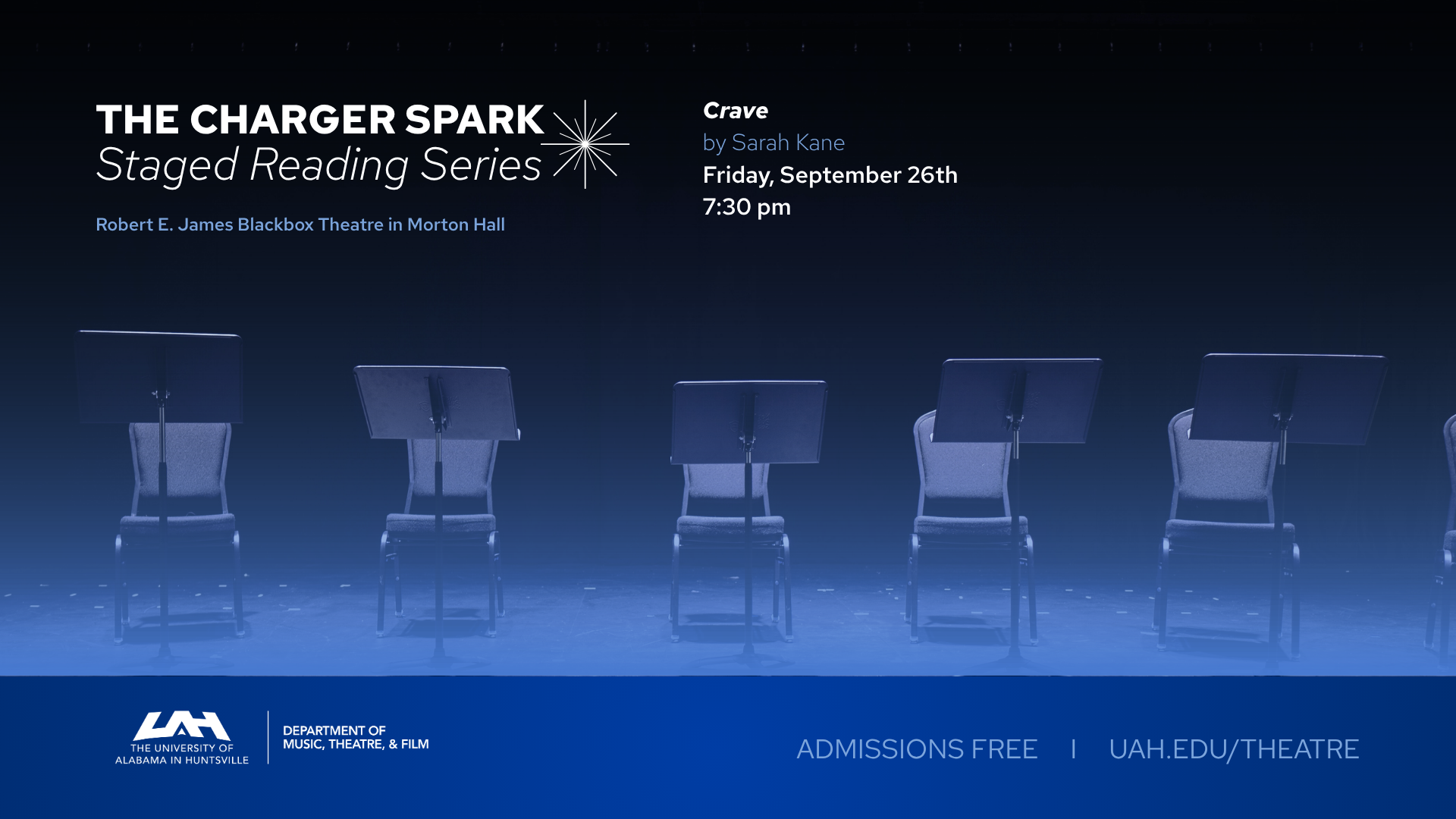 the charger spark staged reading series crave 3