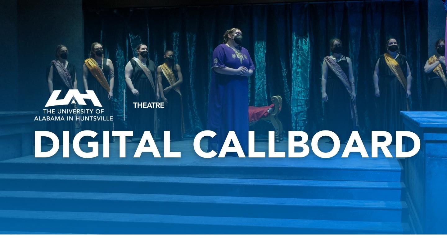 digital callboard uah theatre header image