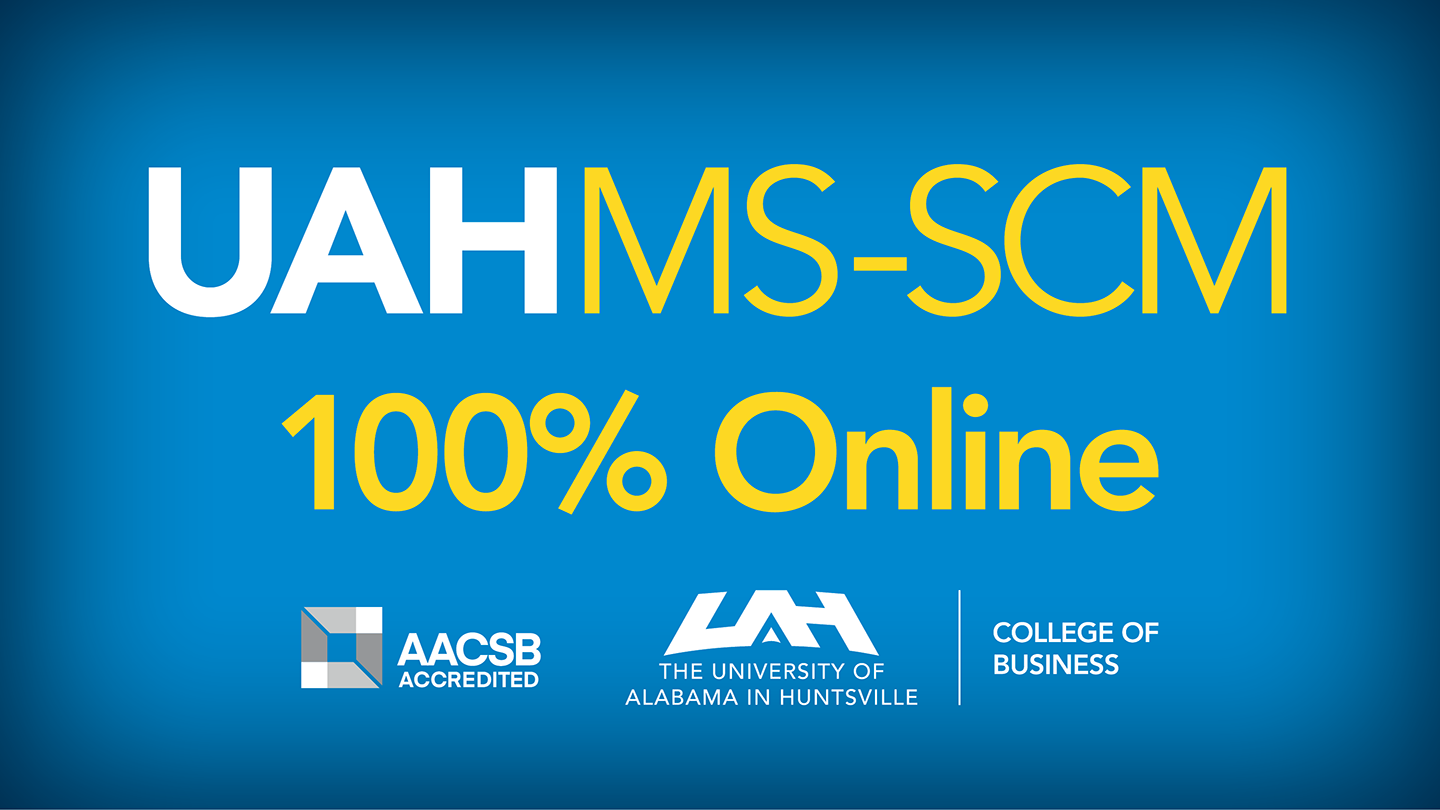 UAH Master of Science in Supply Chain Management online degree