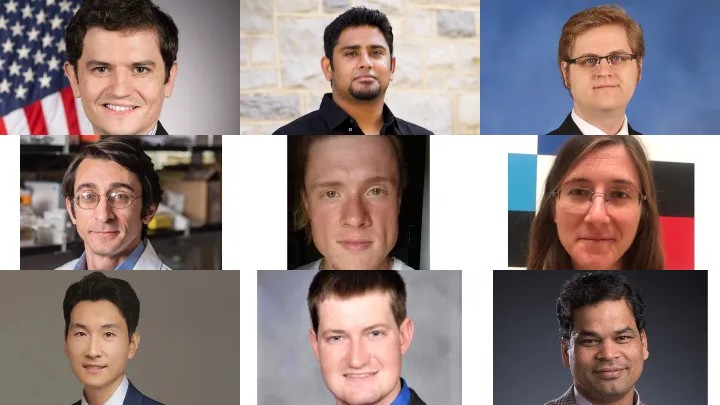 collage of new fall 2022 engineering faculty members