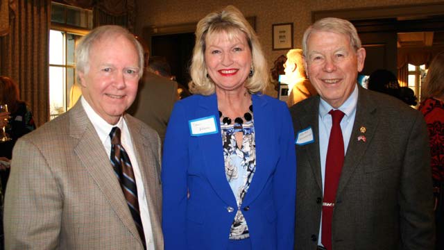 President Altenkirch, Dr. Adams, Representative Sanderford.