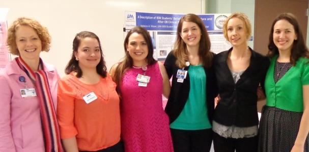 Bail, Hernandez, Taylor, Vazquez, Adams, and Meyer at STTI Beta Phi, UAH