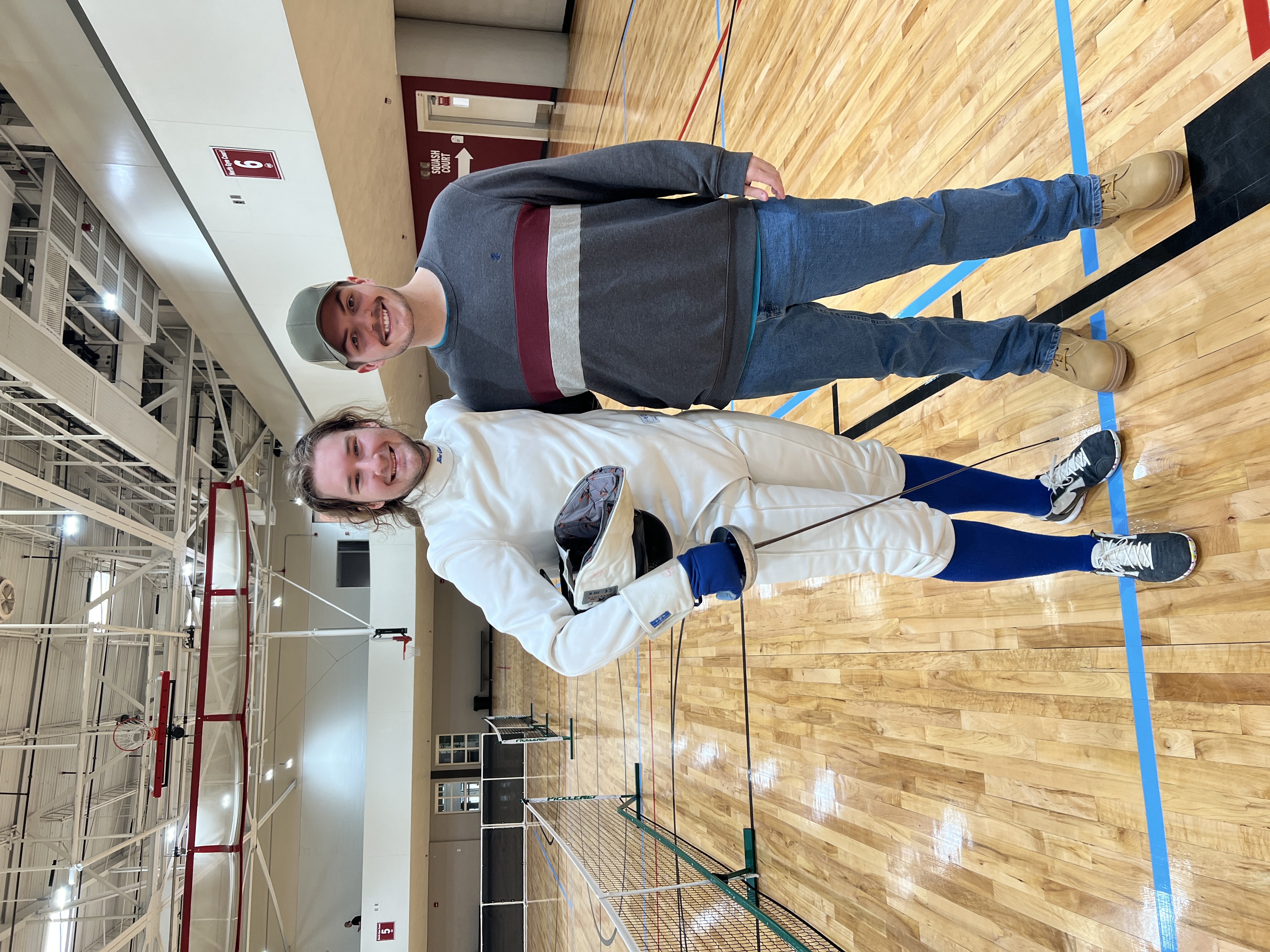 Along with other campus leadership roles, Watkins also serves as the VP for the UAH Fencing Club.