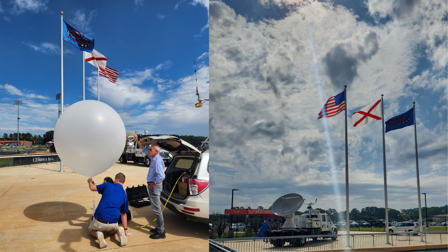 Department of Atmospheric and Earth Science at the Trash Panda Stadium for Education Day 2023