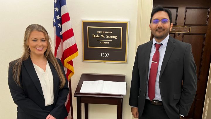 Physics Ph.D. candidate visits Congress to advocate for Optics and Photonics