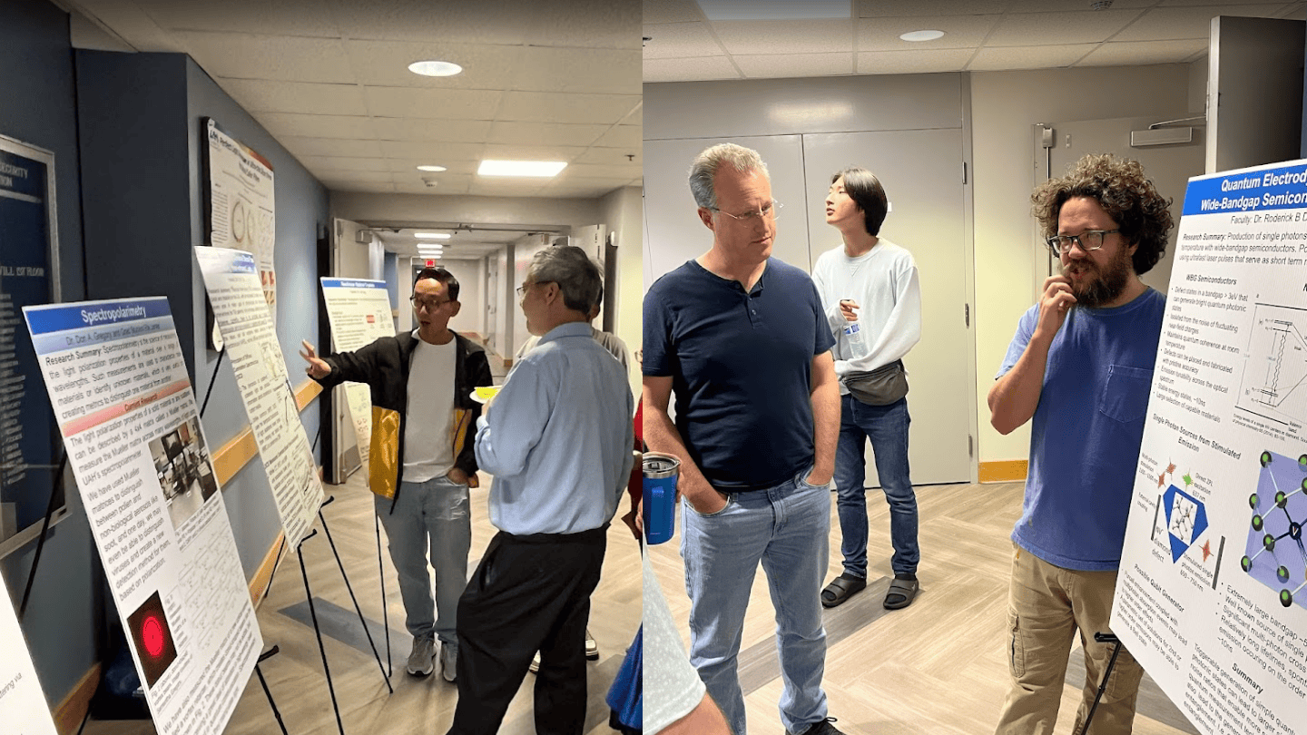 Poster Session at the HEOS Cookout in Spring, 2025. Photo courtesy HEOS.