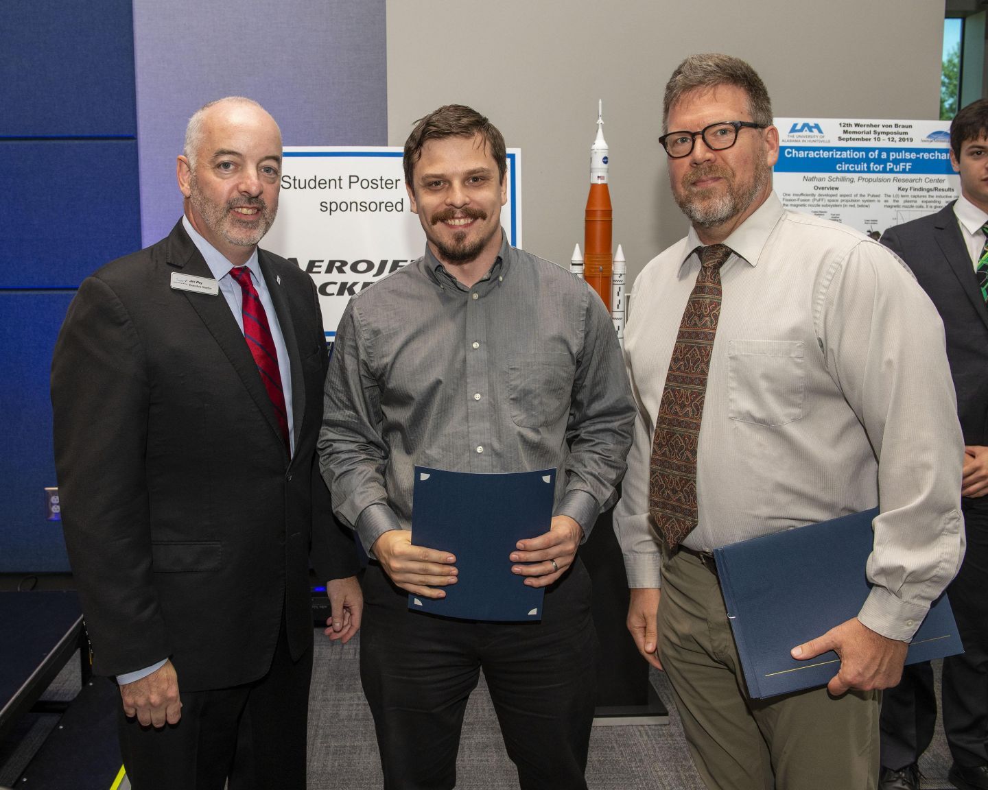 Engineering - Second Place - Graduate Dennis Nikitaev, University of Alabama in Huntsville “Seeded Hydrogen Propellant in NTP”