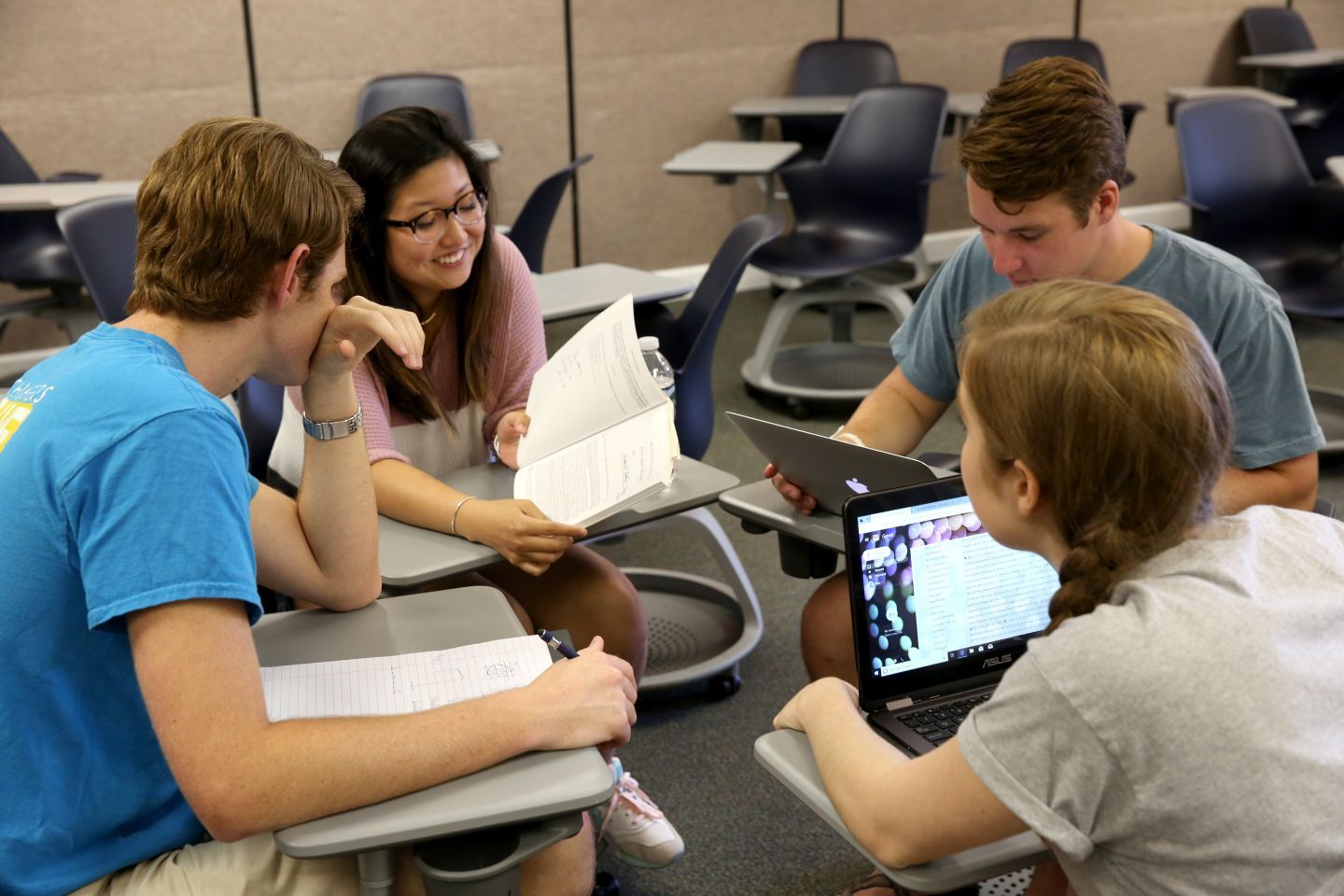 AHSS Students Studying