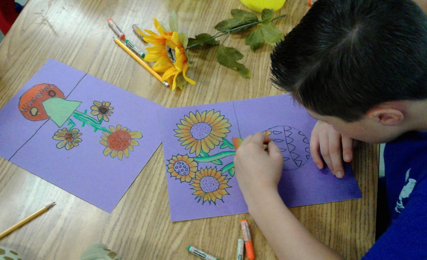 Drawing Class Flowers