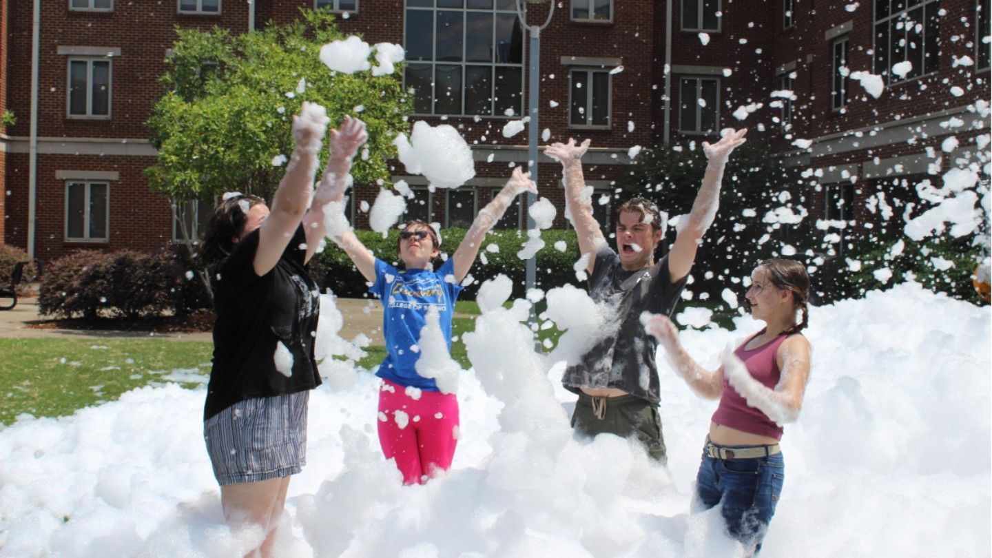 honors students are covered in bubbles