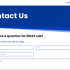IDEAS Lab Contact page