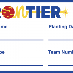 FRONTIER Labeling Sticker