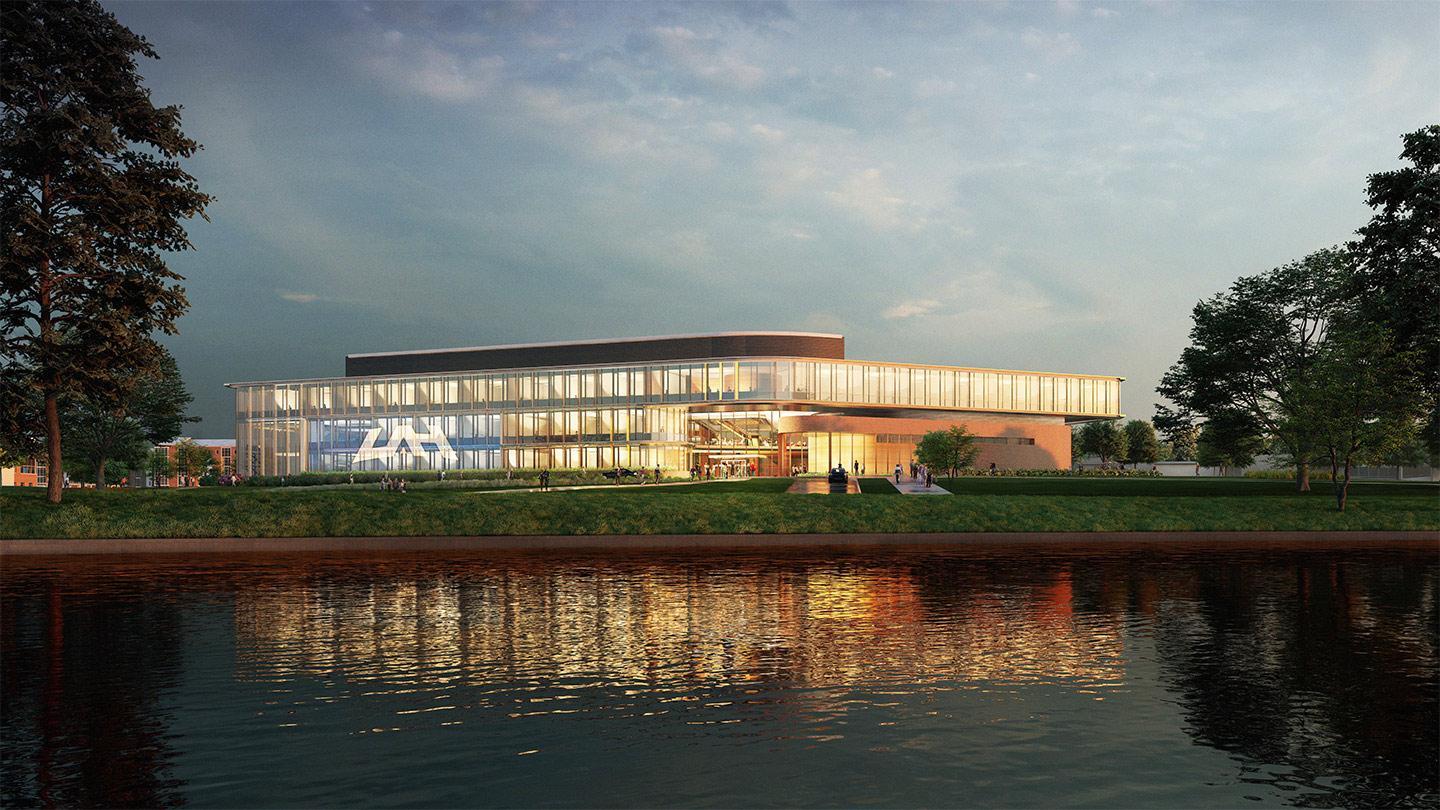 The Jones Engineering Building will be integral to UAH’s role in supporting the region’s workforce, research and educational needs. Anticipated completion Fall 2026.