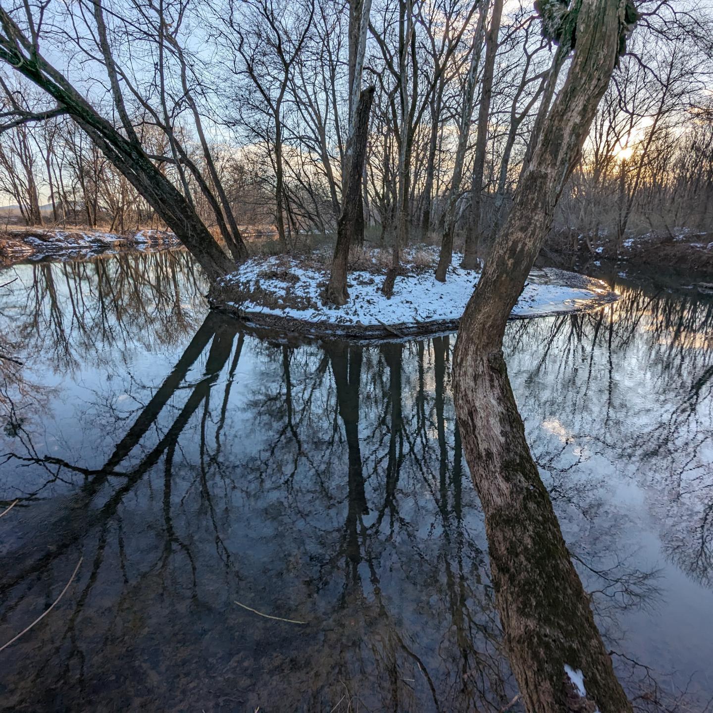 2nd Place: January Dusk on the Flint - Kevin Riggs