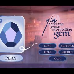 Y/N and the Great Storytelling Gem Start Screen from ARS 415
