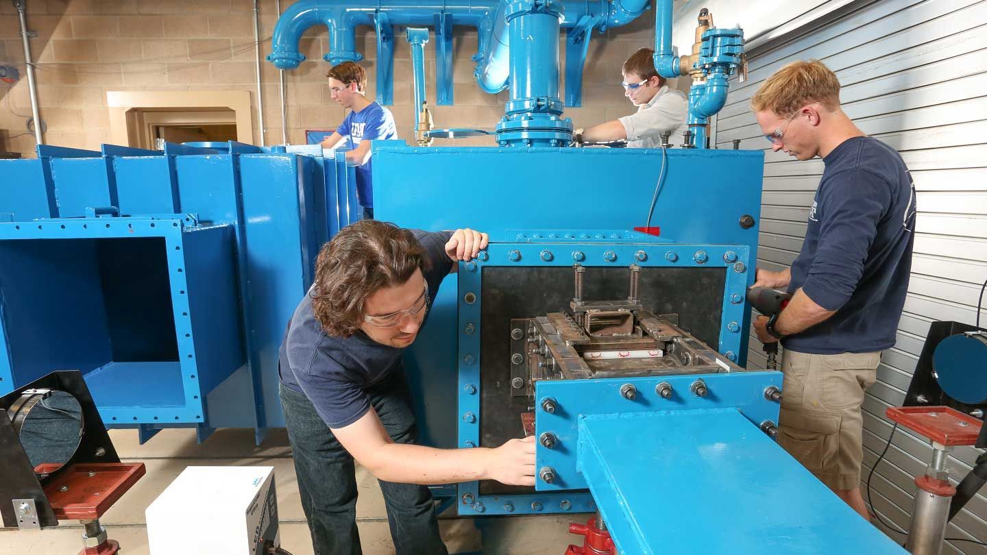 a wind tunnel is tweaked