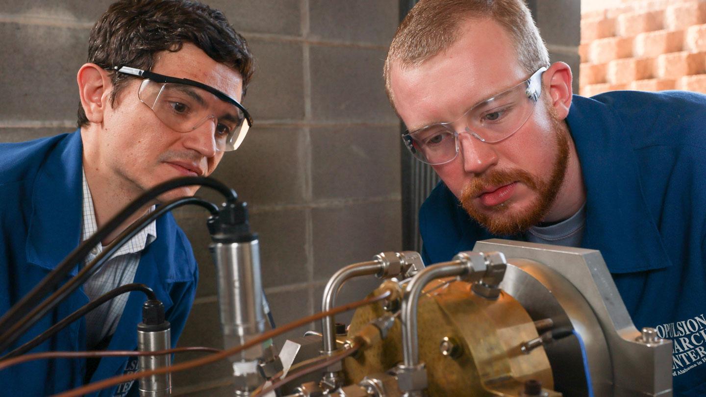 Noah worked Dr. John Bennewitz of the Propulsion Research Center