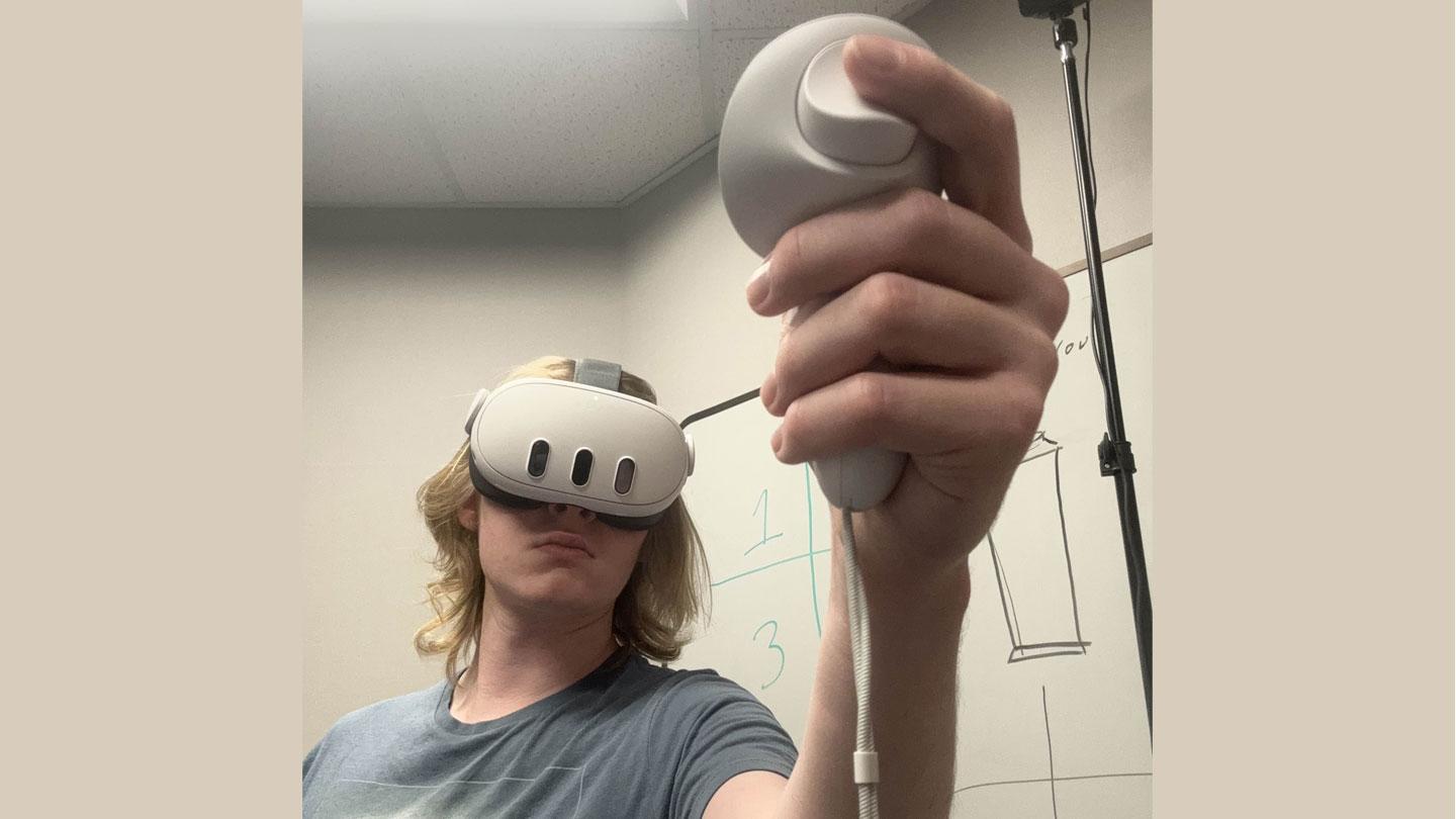 Noah looking into the use of virtual reality