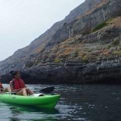 A UAH student kayaking in Italy