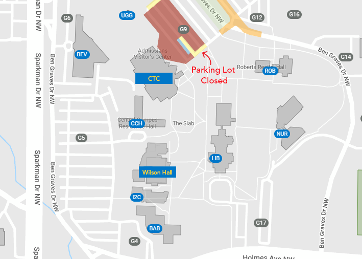 olli 2022 parking lot closure g9