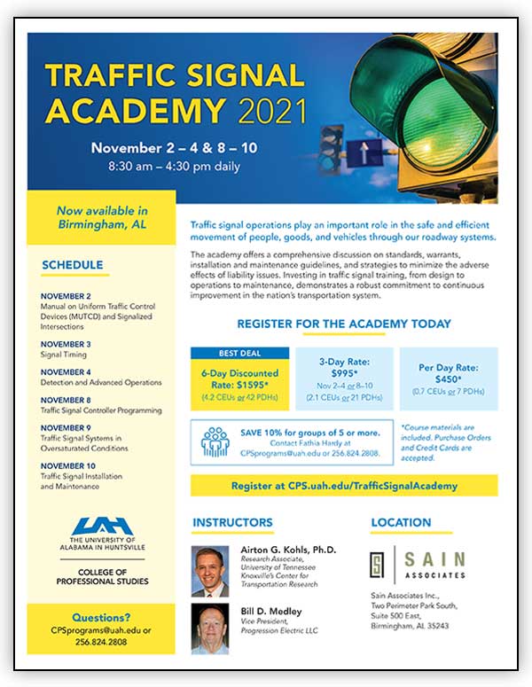Traffic Signal Academy Flyer PDF