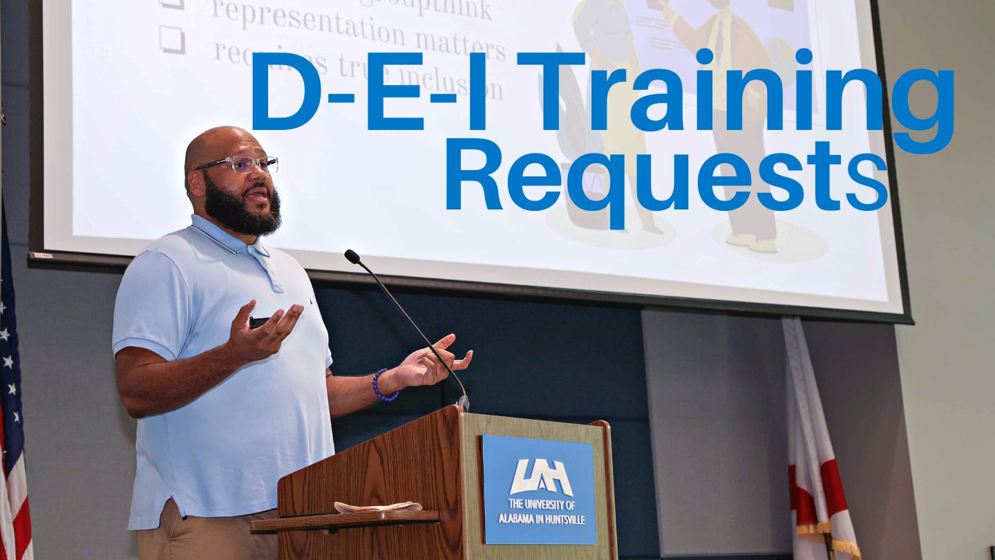 interested in scheduling a training or development opportunity for your organization please complete and submit the uah odei training request formjpg