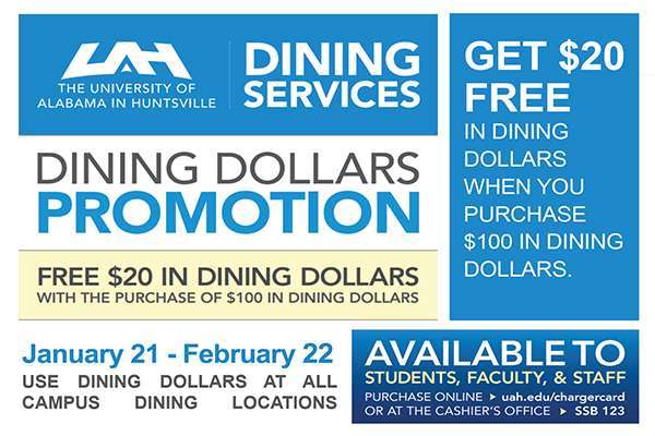 2019 Dining Dollars Promo