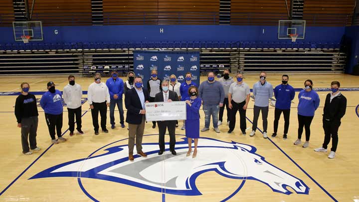 $25,000 gift to UAH Athletics from Bryant Bank Huntsville