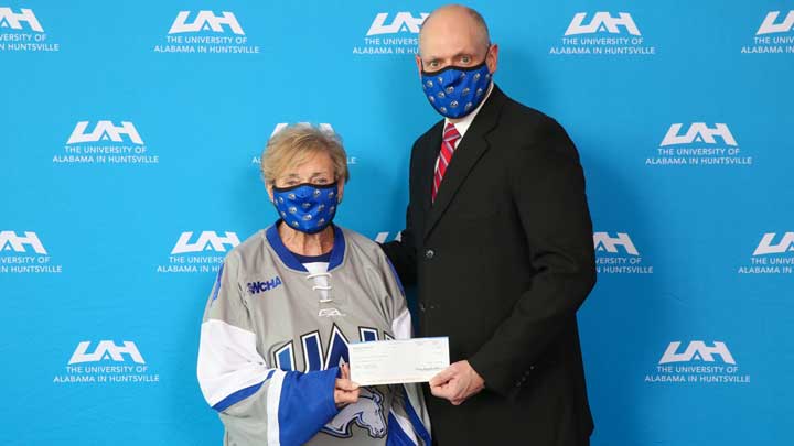 $10,000 gift for UAH Charger hockey program