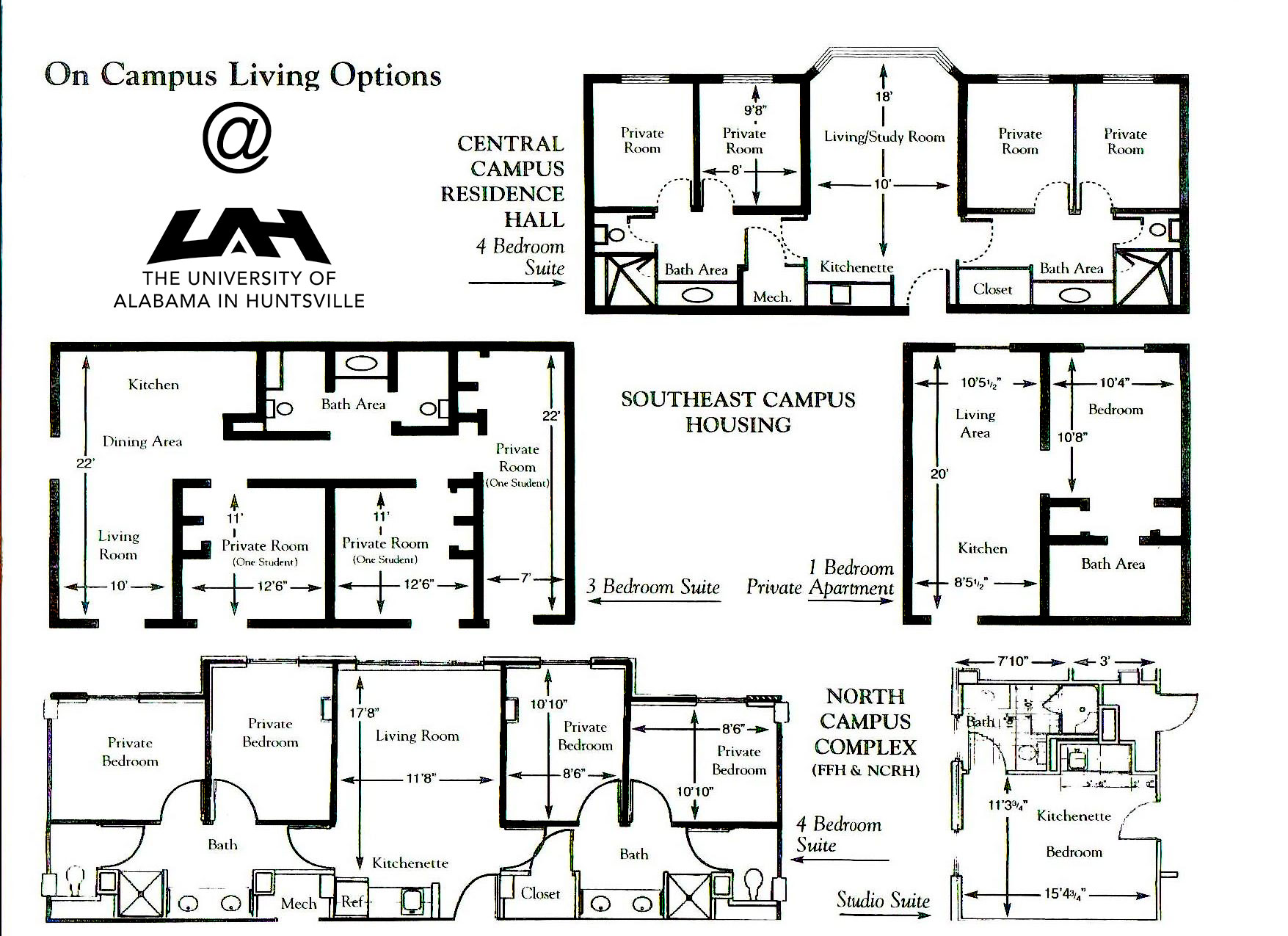 Uah Housing Residence Life Residence Hall Bedroom Dimensions uah summer 2021 calendar