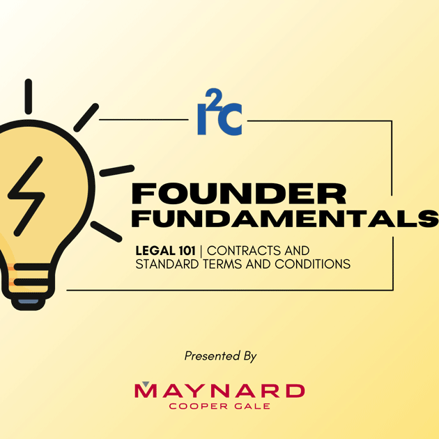 I2C Founder Fundamentals Legal 101 cover art