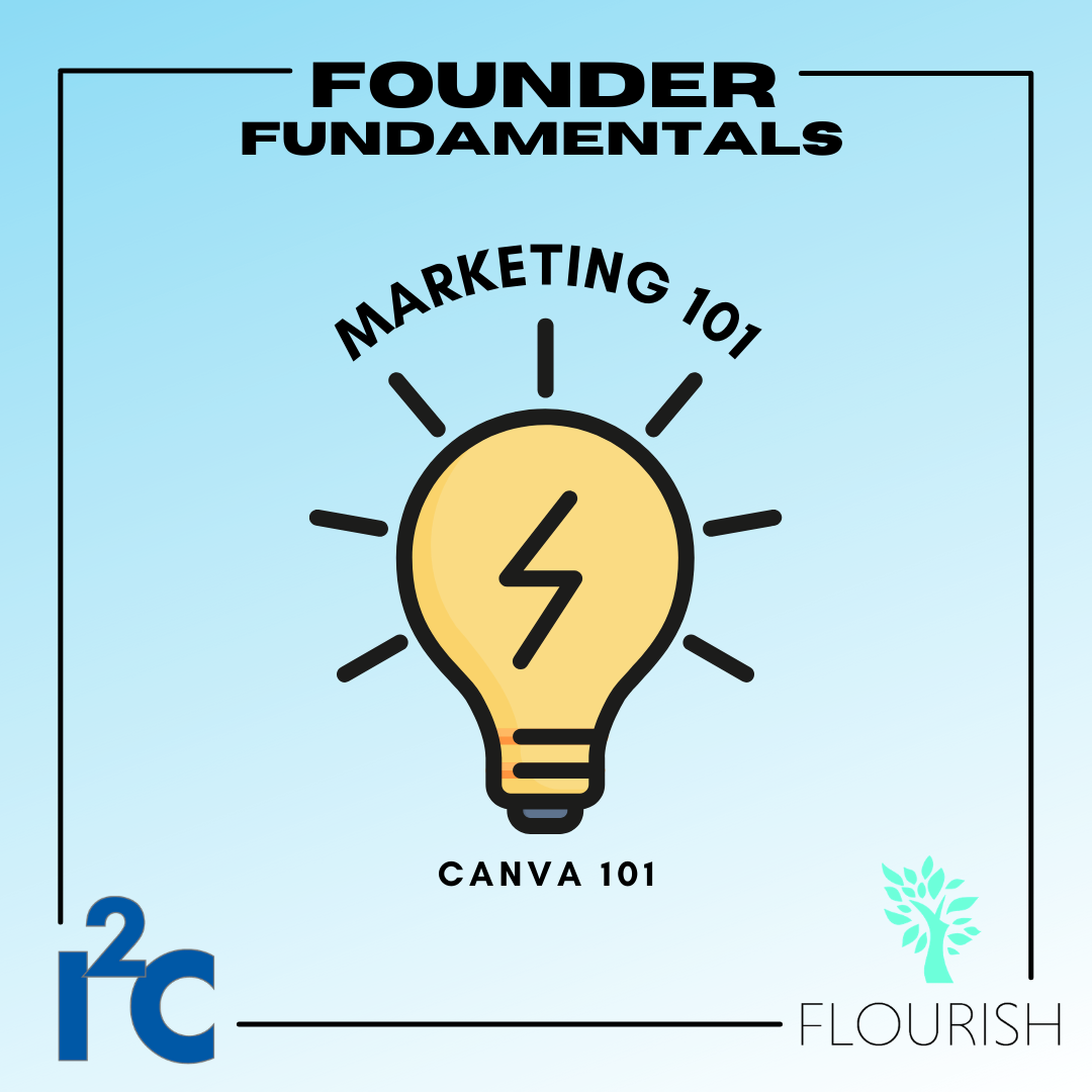 Founder Fundamentals Marketing 101 Canva 101