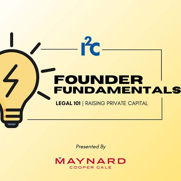 I2C Founder Fundamentals Legal 101 cover art